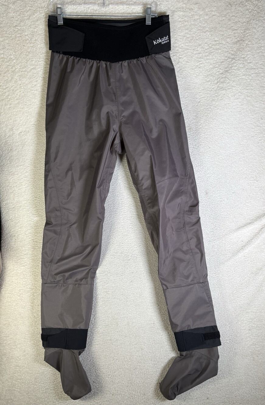 Kokatat Hydrus 3L Tempest Pant Womens Medium Gray Dry Suit Pants W/ Socks